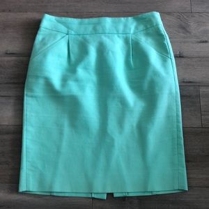 Mint pencil skirt from jcrew